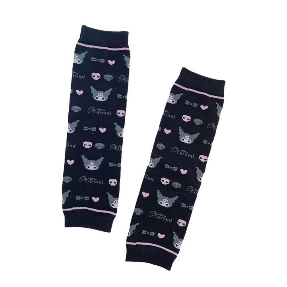 Kuromi black arm warmers